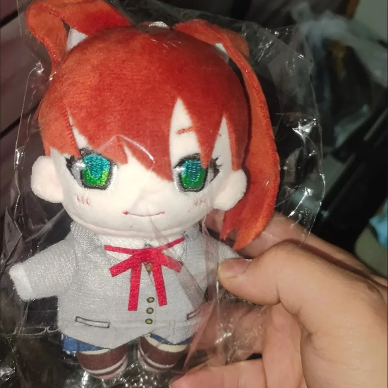 

Doki Doki Literature Club Soft Anime Natsuki Plush Stuffed Doll Keychain Cartoon Pendant Peripheral Anime Fans Birthday Gift Toy