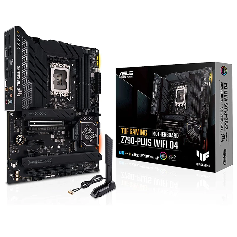 NEW 13th For Asus TUF GAMING Z790-PLUS WIFI D4 Original Desktop Z790 DDR4 Motherboard LGA 1700 Support 13900KF 12700K 12400