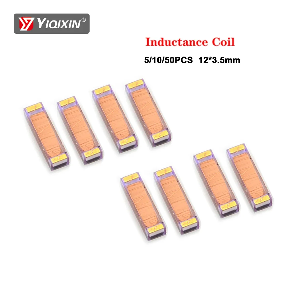 YIQIXIN 5/10/20/50PCS 2.38MH 680P 12*3.5mm Repair Inductance Coil Transponder Chip For Renault For Peugeot For Citroen Transform