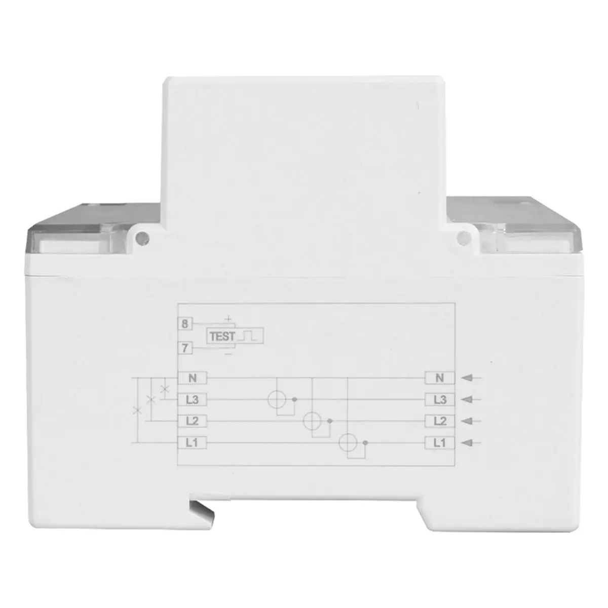 Best sales 2026 3 Phase 4 Wires Analog / Digital Meter 7P KWh Electrical Power Consumption Monitor DIN Rail AC 400V 100A view 4