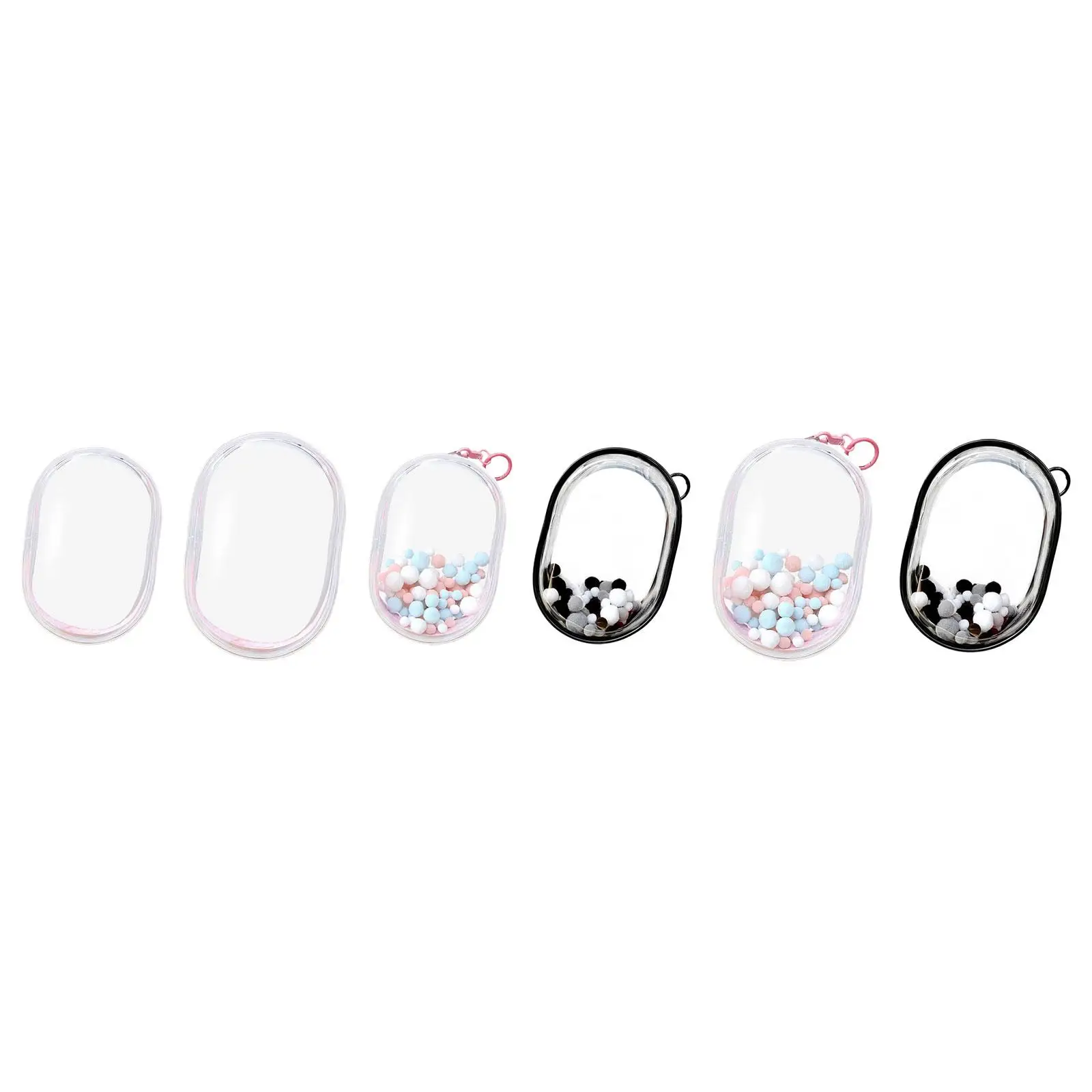 Small Doll Storage Bag Outdoor Doll Bag Waterproof Portable Carrying Case PVC Clear Doll Display Bag for 15/20cm Doll