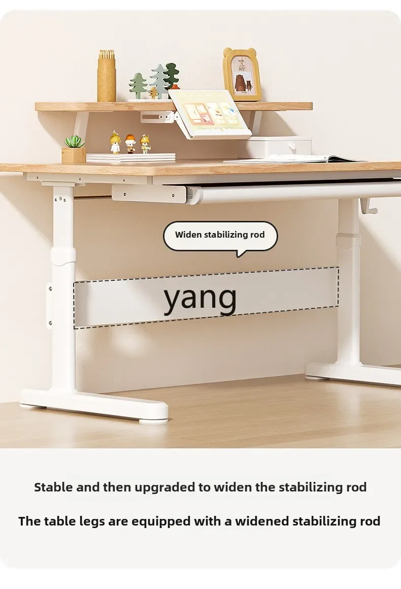 โต๊ะเขียนหนังสือไม้แท้ ยกได้ พร้อมชุดเก้าอี้