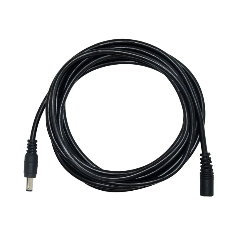 0.3mm² Male Female Power Connector DC 5.5*2.1mm Extension Cable Monitor Wire Data Line 0.3/0.5/1/1.5/2/3/5/10/15 meter