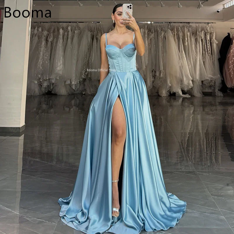 

Booma Elegant Sleeveless Evening Dresses Formal Party Gowns for Women Pleats Long Saudi Arabic Prom Gown Dubai Customize