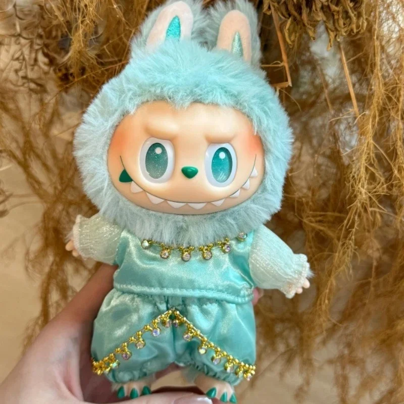 สำหรับชุดเสื้อผ้าลาบูวา สไตล์ภูมิภาคตะวันตก ชุดสองชิ้น เหมาะสำหรับเสื้อผ้าตุ๊กตาขนาด 17 ซม. ชุดน่ารักสไตล์ชาติพันธุ์