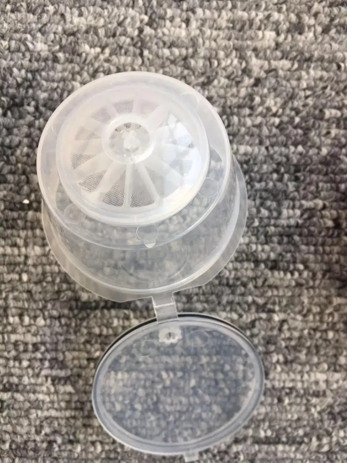 3pcs/pack Use 150times Dolce Gusto Coffee Capsule Plastic Capsule Refillable Reusable Compatible with Nescafe Dolce Gusto Refill