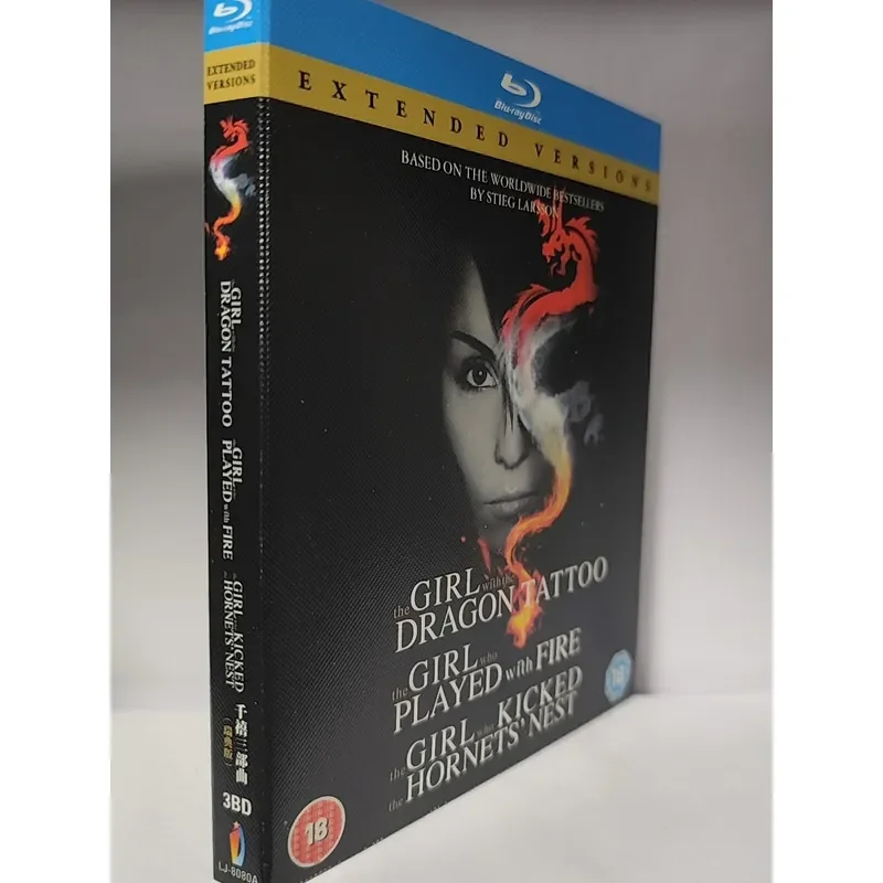 Blu-ray Millennium Trilogy 3BD Package High Definition Movie Collection