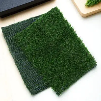 

Dog Pee Pad Realistic Artificial Grass Turf For Indoor Outdoor Pet Toilet Training Reusable Washable Puppy Potty Mat Fake