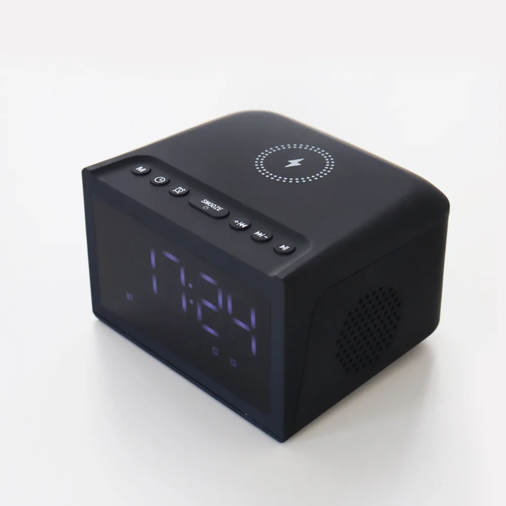 

Bluetooth speaker multifunctional clock wireless charging alarm clock