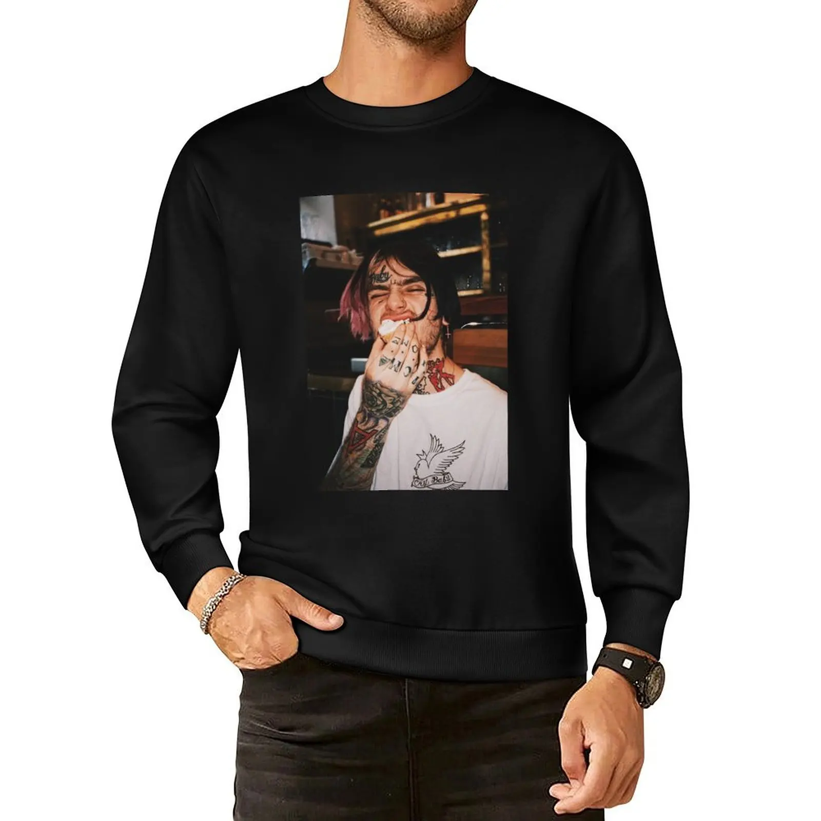 

Lil Peep Pullover Hoodie men's sweat-shirt set men's clothing winter man sweatshirt