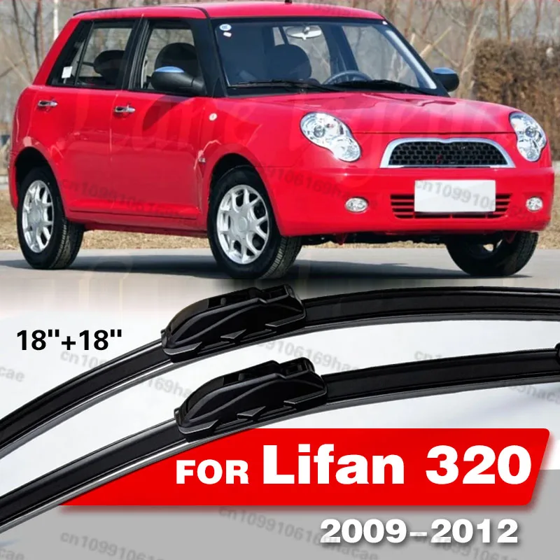 

Car Windshield Windscreen Wiper For Lifan 320 Hatchback 2009 - 2012 2010 2011 Window Blades Front 18"+18" Car Accessories