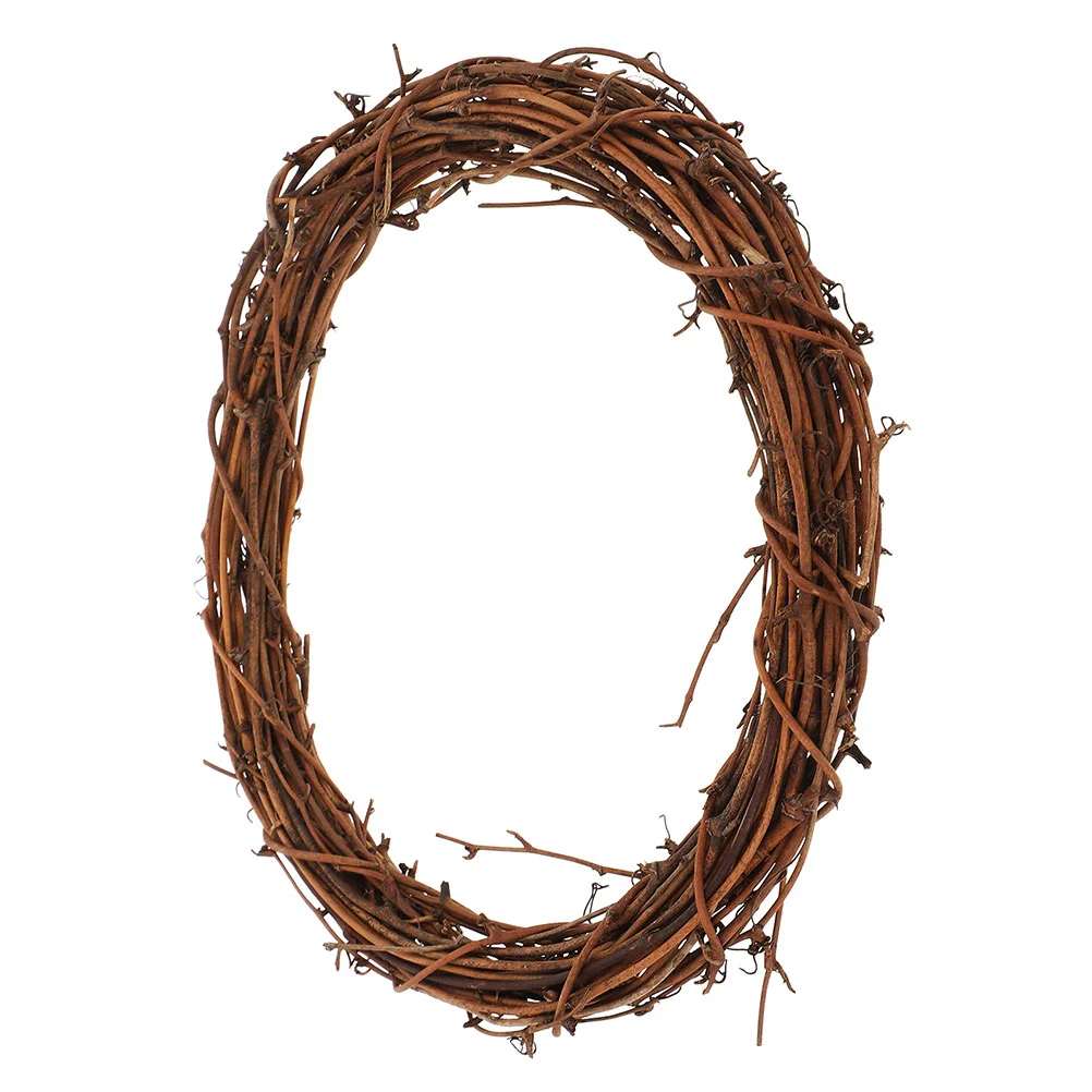 

Rattan Ring Natural Wreath Branch Rings Vine Hoop Twig Craft Christmas Garland Decoration Form Grape Decorate