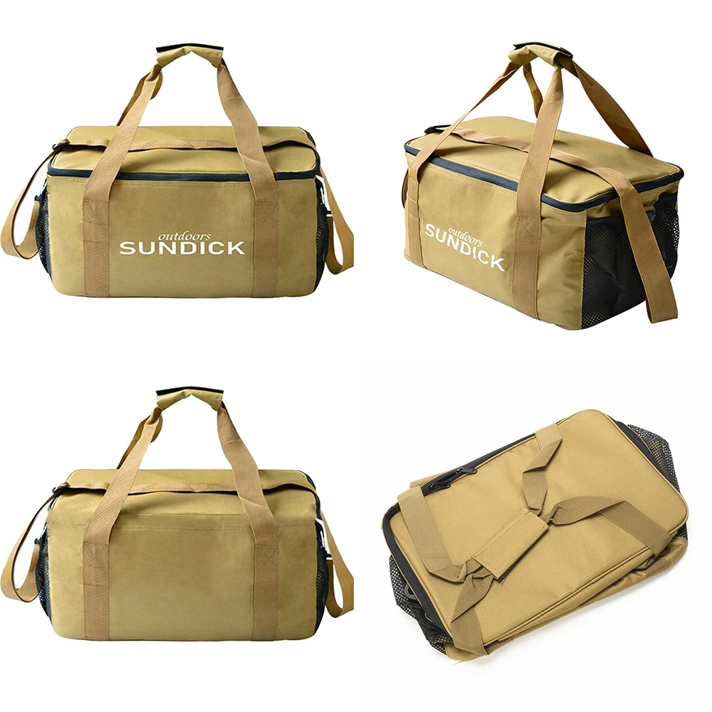 في الهواء الطلق حقيبة التخزين المحمولة سعة كبيرة أدوات المائدة السفر حقيبة وجبة حقيبة للتخييم نزهة أداة تجهيزات المطابخ أواني المنظم