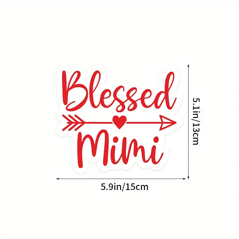 Blessing Mimi Vinyl Decal Car Sticker Vinyl Sticker Decal Bumper Sticker For Window Laptop For Any Flat Position