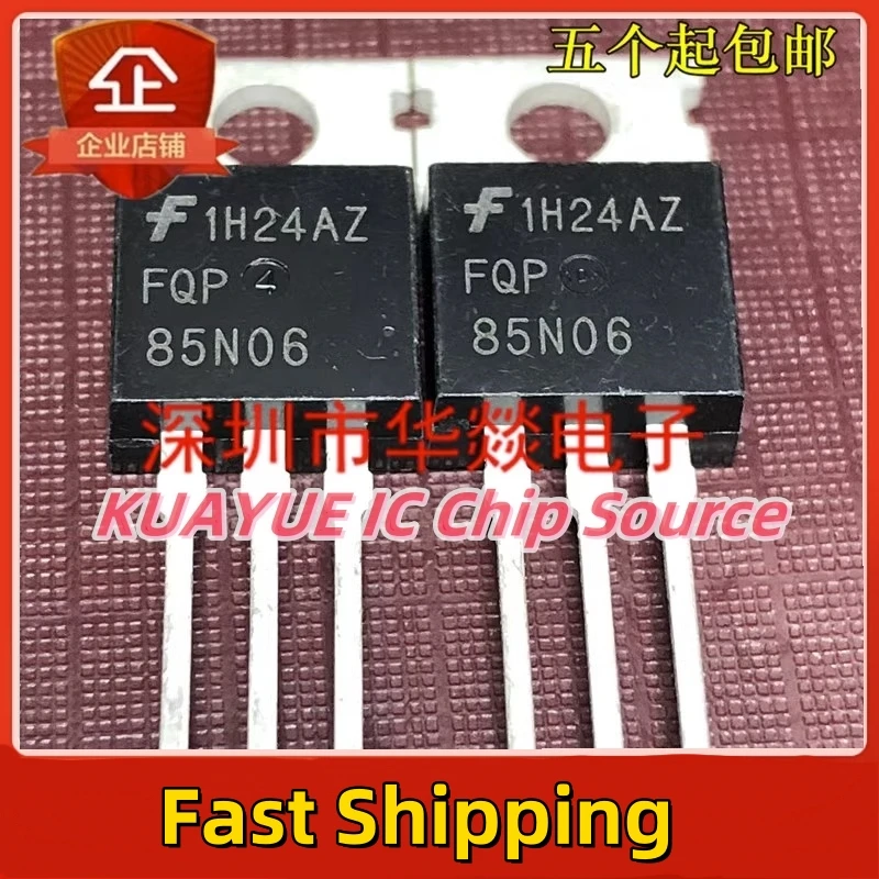 10PCS-30PCS  FQP85N06   TO-220 60V 85A   Fast Shipping Quality Guarantee