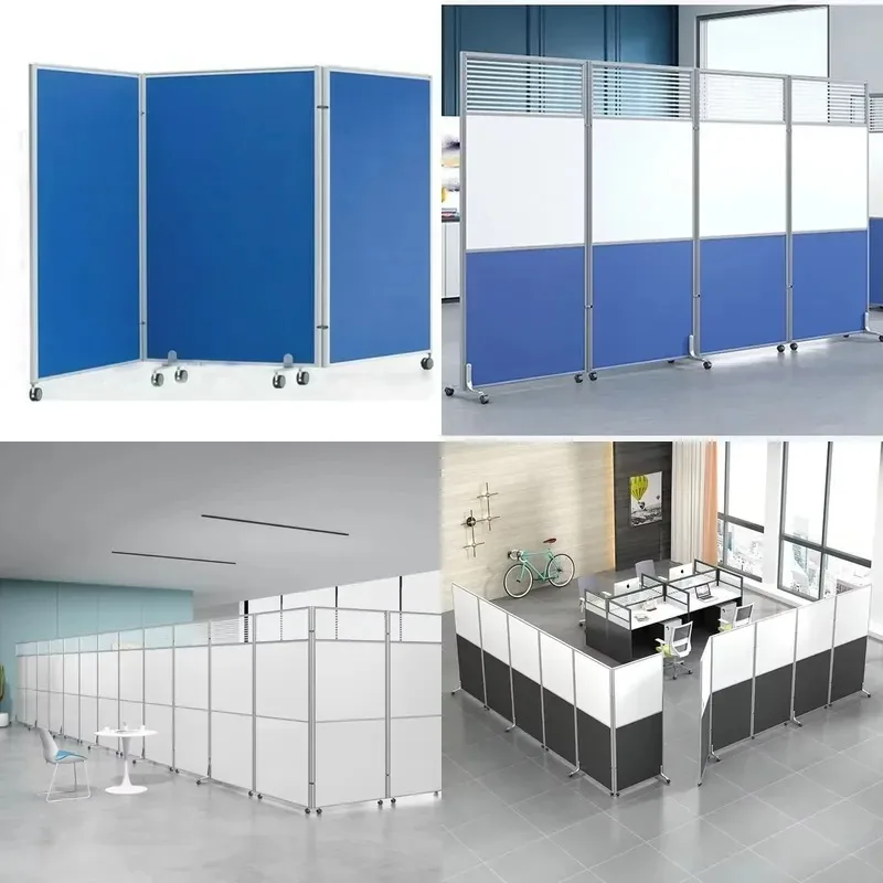 Movable Foldable Portable Partition Wall Room Divider Mobile Screen