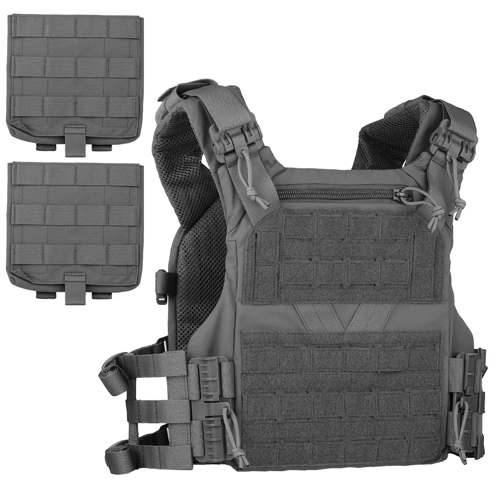 K-serie Plate Carrier Camo-stijl Full-Size Universal Ranger Green Jachtvest Airsoft Tactical Gear met Quick-release-systeem
