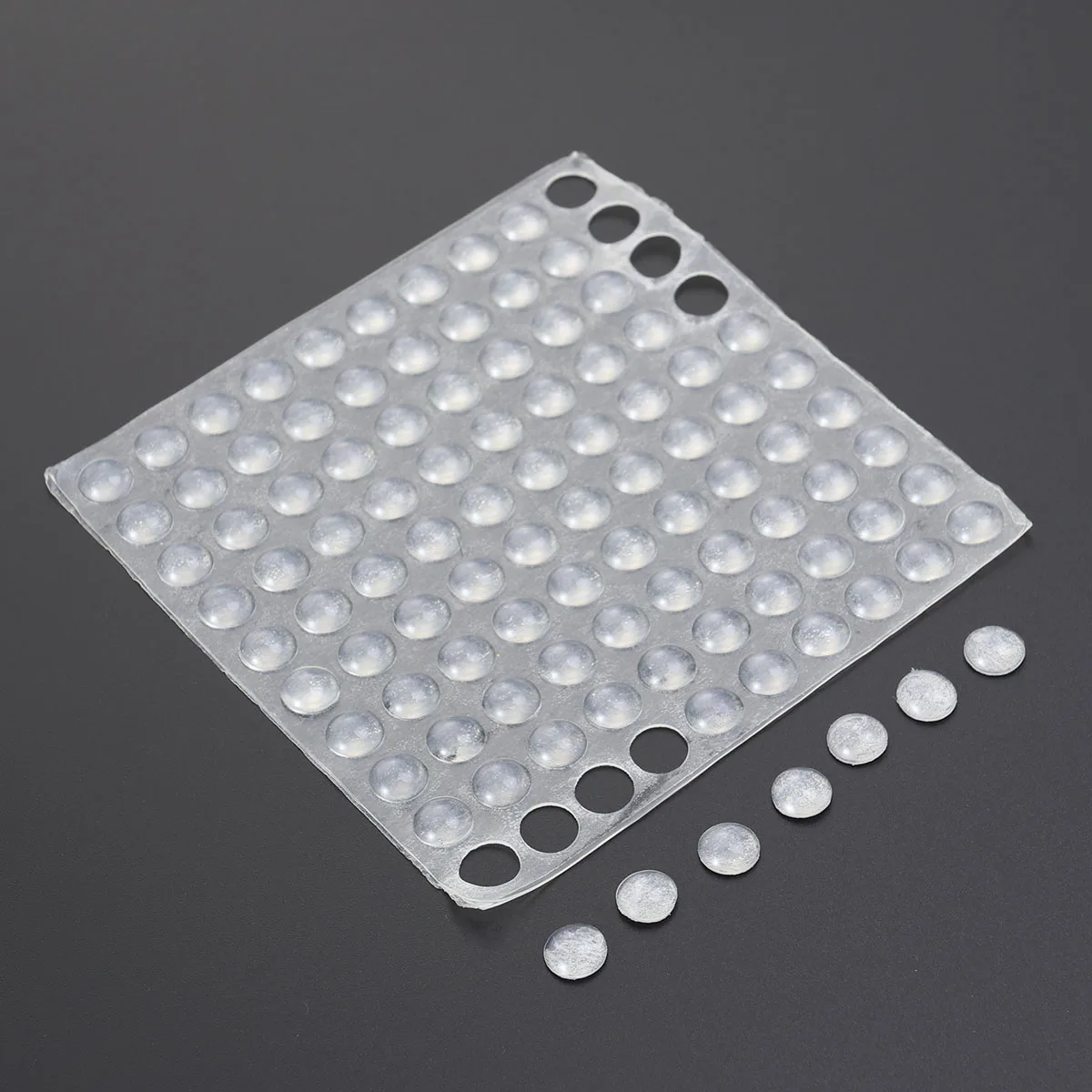 

100 PCS Non-slip Mat Rubber Legs Foot Silicone Feet Furniture Foam Semicircle Pad