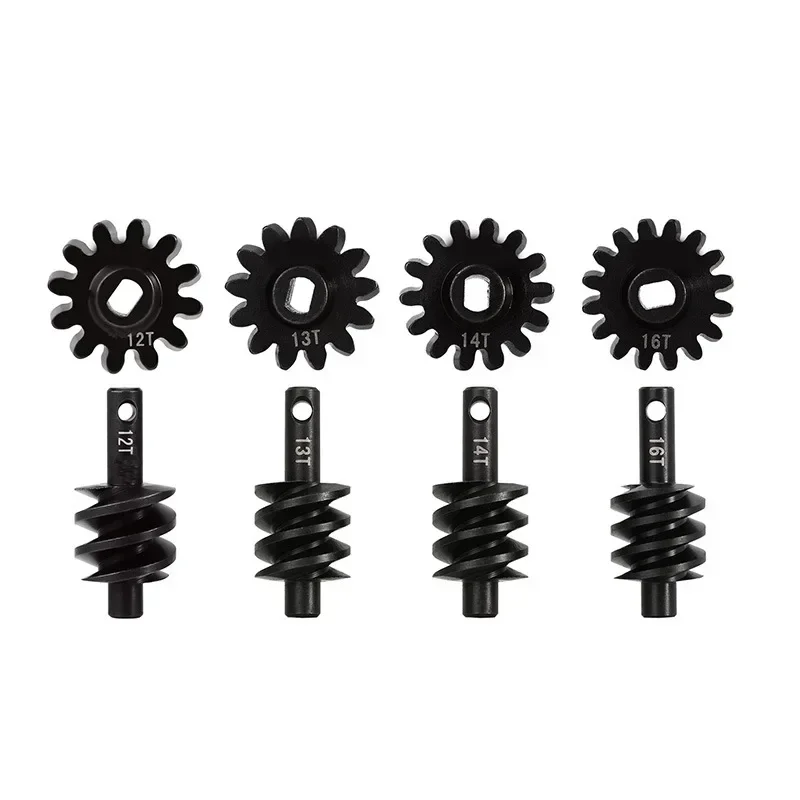 

Overdrive Underdrive Worm Differential Axle Steel Gears 12T 13T 14T 16T For 1/24 RC Crawler Car Axial SCX24 Upgrade