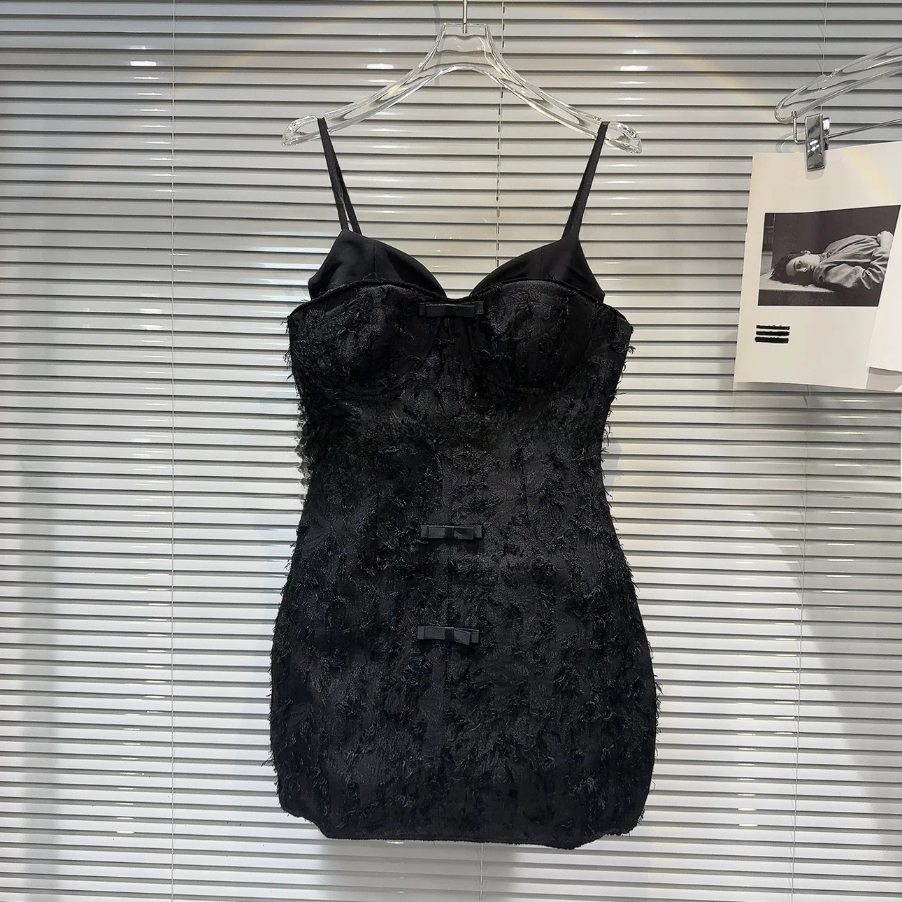 Sommer 2025, neues Sle-Luxus-Samtknoten-Damenkleid mit Dr. Plu Tweed-Pad, trägerkleid, faionable Casual Wear