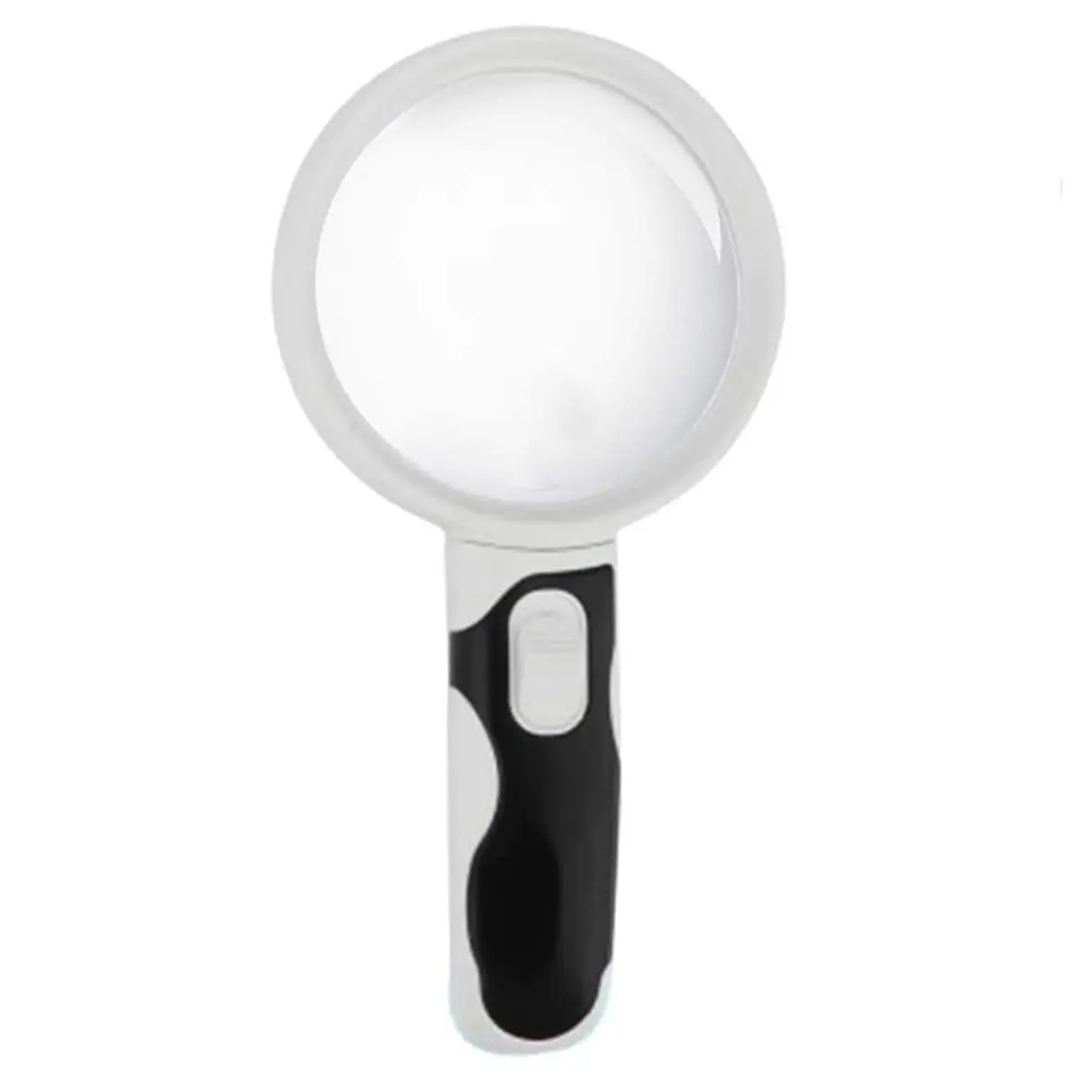 [For Wholesaler]Ninth World 5X 10X Optical Magnifier, LED Light, 80mm Handheld Backlit Magnifier for Reading