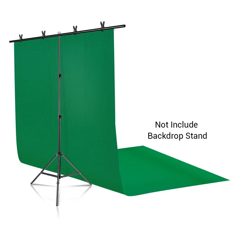 SH Photography Photo Background Green Screen Backdrop Professional White/Black/Gray Smooth Muslin Backdrops For Photo Shoot Prop