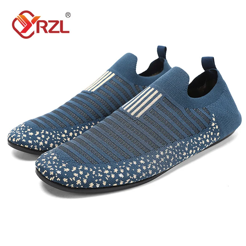 

YRZL Men's Shoes Comfortable Casual Shoes Men Home Slippers Lightweight Breathable Driving Moccasins High Quality Walking Shoes