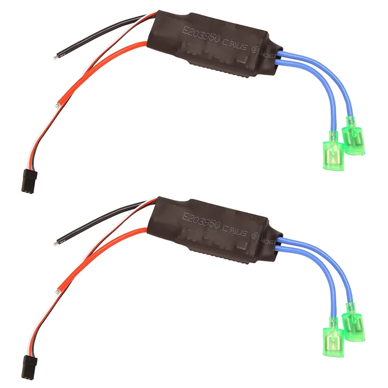 2X 12V-24V Bidirectional ESC Brush Speed Regulator For High Power Net Pulling Boat Ship Fit 775/795/895/997 Motor 640A-AA02