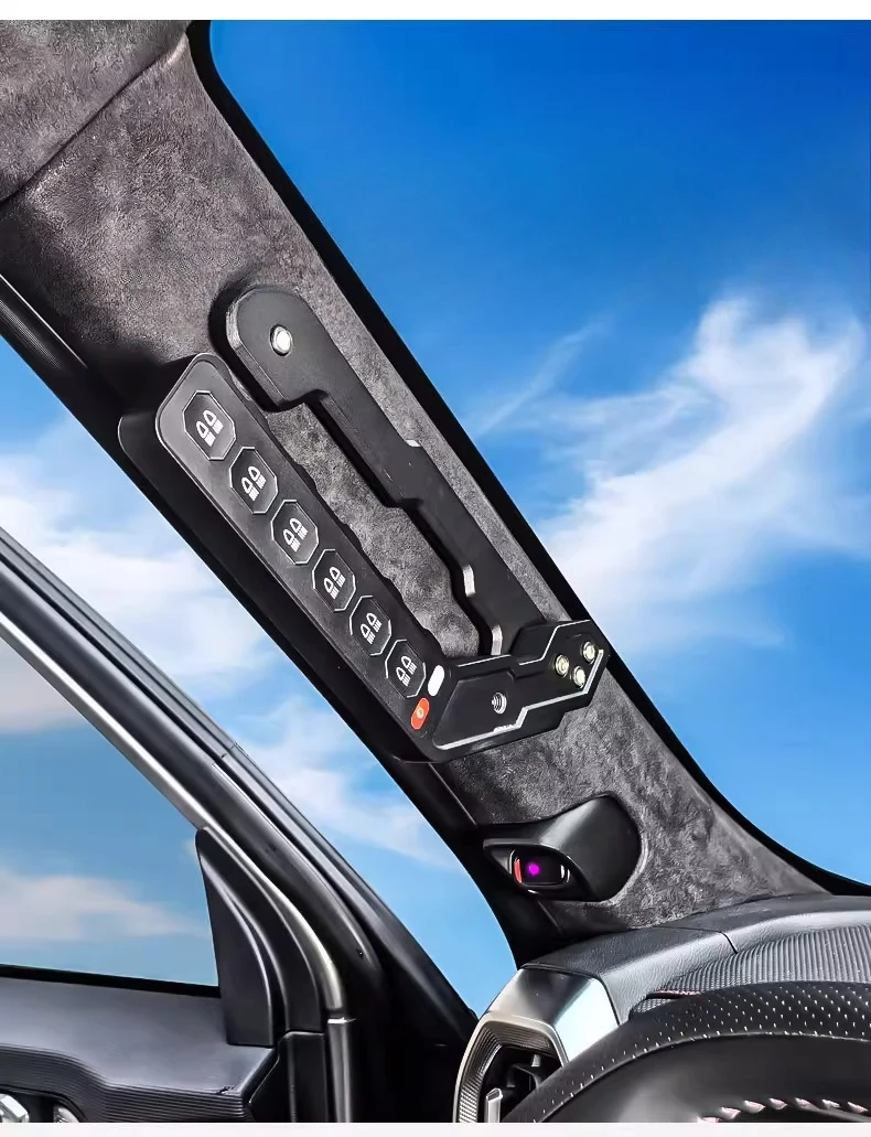for Jetour T2 / Traveller 2023-2026 Car A Pillar Handle Switch 6 Gang Integrated Wireless Remote Handle Panel Modified Accessory detail image 1