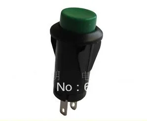 Pequeño interruptor de botón 12MM apagado-(encendido) reinicio momentáneo PBS-27B 3A 125V/AC 12mm