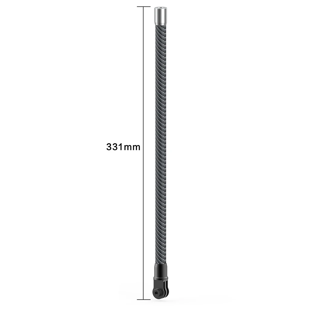 Kohlefaser-Verlängerungsstange mit 1/4-Zoll-Schraube, Selbstklebende Einbeinstativ-Stange für Gopro 13 12 11 10, für Insta360 X4 OSMO Action 5Pro Kamera – Detail 16