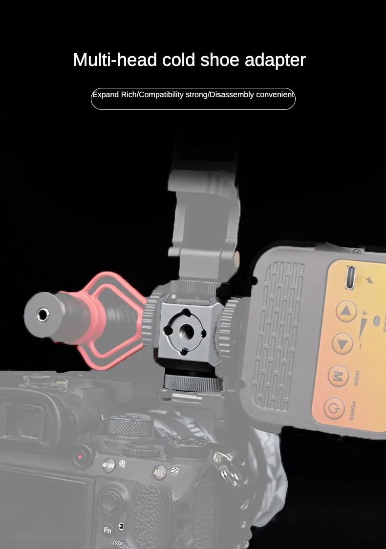 Schnell spanner Nato Rail Clamp Kalt schuh halterung 1/4 Gewinde Monitor halterung für Magic Arm SLR Kamera Käfig Stabilisator Zubehör – Detail 13