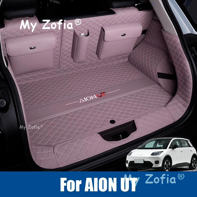 Car Trunk Mat Pad For GAC AION UT 2025 2026 Car leather Waterproof Car Rear Trunk Mat Floor Liner Carpet Interior Protective