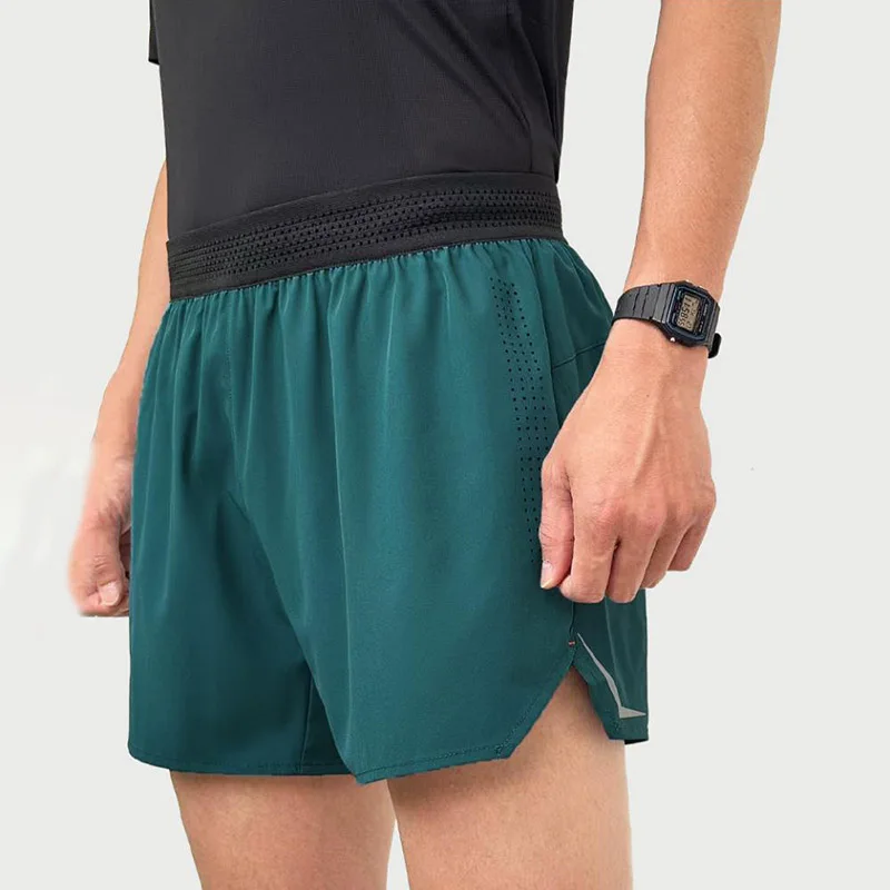 Men Running Shorts Gym Marathon Track Sports Shorts 2 In 1 Quick Dry Workout Training Gym Fitness Short Pants Summer Men Shorts image 3
