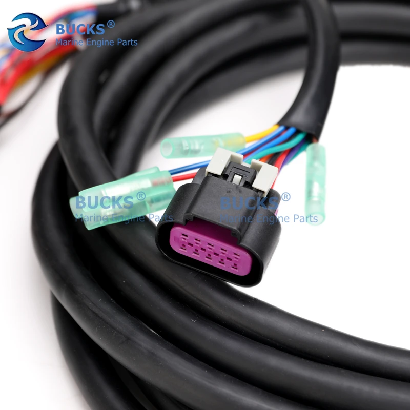 896536T02  Wire Harness Assy 16.5FT 14 Pin For Mercury Mercruiser Marine Outboard Motor Remote Control Box Boat parts