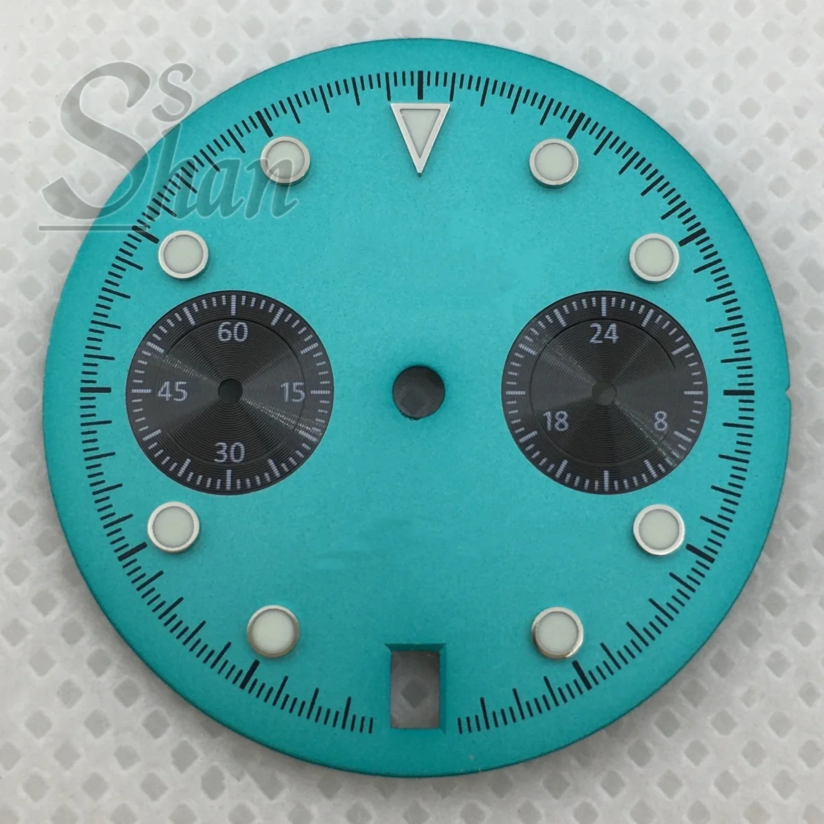 

VK64 30mm Watch Dial Black Blue Pink White Grey Dial Fit VK64 Quartz Movement Watch 6 o 'clock date window