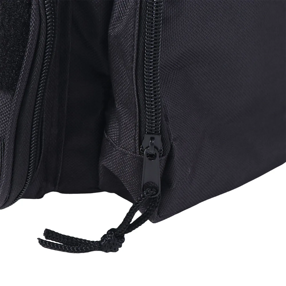 Comfortable Handle Tool Storage Bag Thick Padded Base Black Color Tool Case Easy Carrying Multifunctional Work Bag