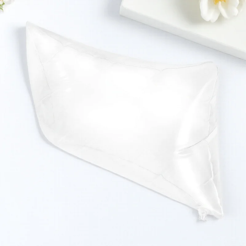 

Inflatable Pillow Inserts Clear PVC Portable Camping Cushion Foldable Inflatable Adjustable Height Outdoor Pillow