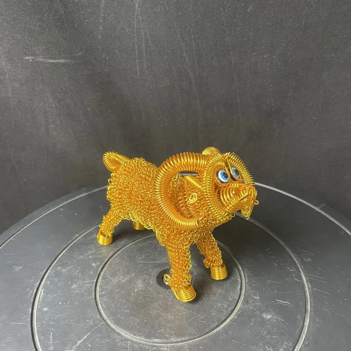 Hand-woven,  Aluminum wire products,  Zodiac sheep ornaments , Living room ornaments  ,Children's gifts