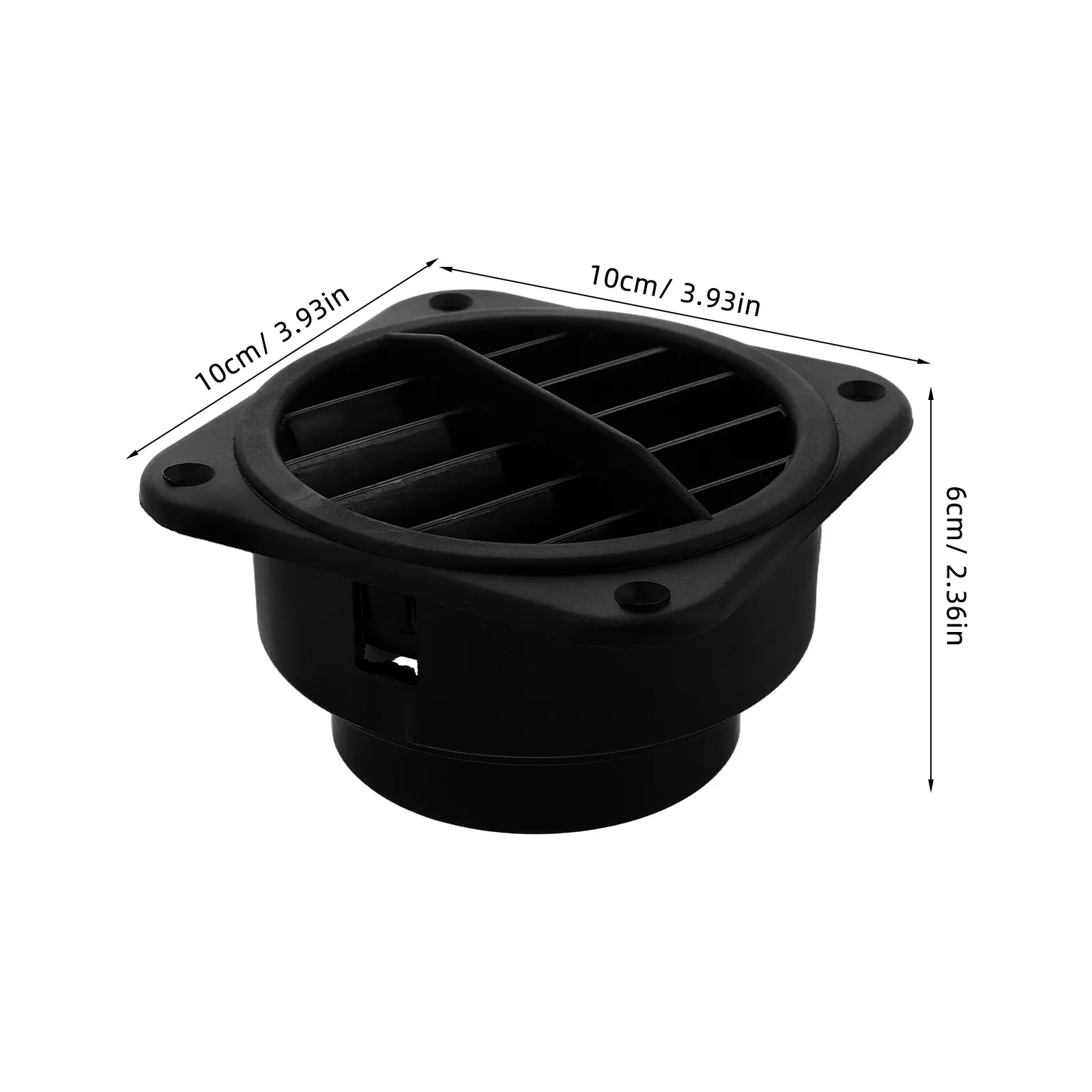 Square Air Outlet Vent Louvered Cover Efficient Car Air Conditioning Airflow for Parking Heater Rv Marine Truck Boat Ventilation view 6