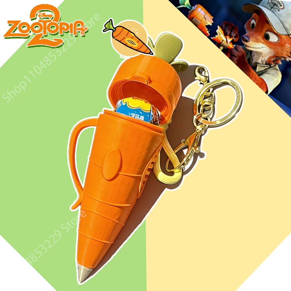 ディズニー ズートピア 2 ジュディ 警察官 キャロット ペン プロップ - ニック ギフト 多機能収納ボックス 装飾ペンダント 周辺玩具