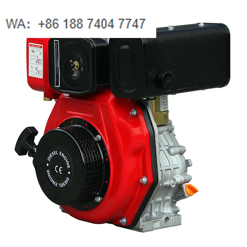 

Дизельный двигатель 4HP 3.8кВт HR178F с ручным запуском, резьбовым валом, простым управлением, стандарт выбросов Евро-5