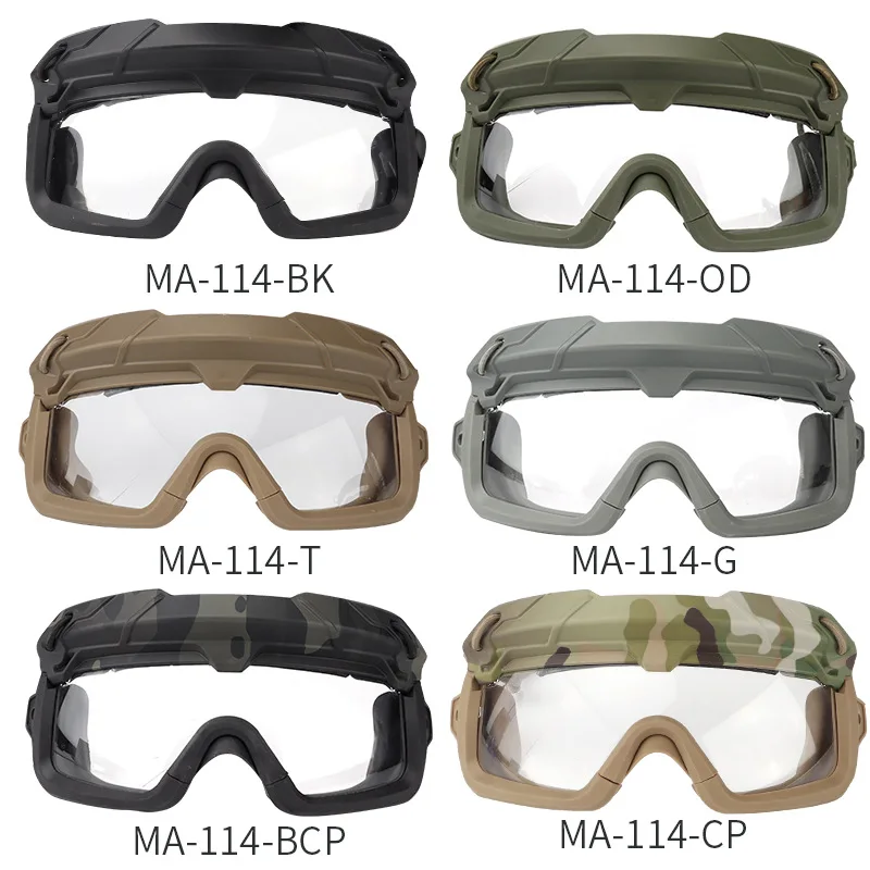 New UV Protection Sport Glasses Outdoor Riding Windproof Eyewear Glasses Tactical Helmet Goggles Hunting Paintball Eyewear