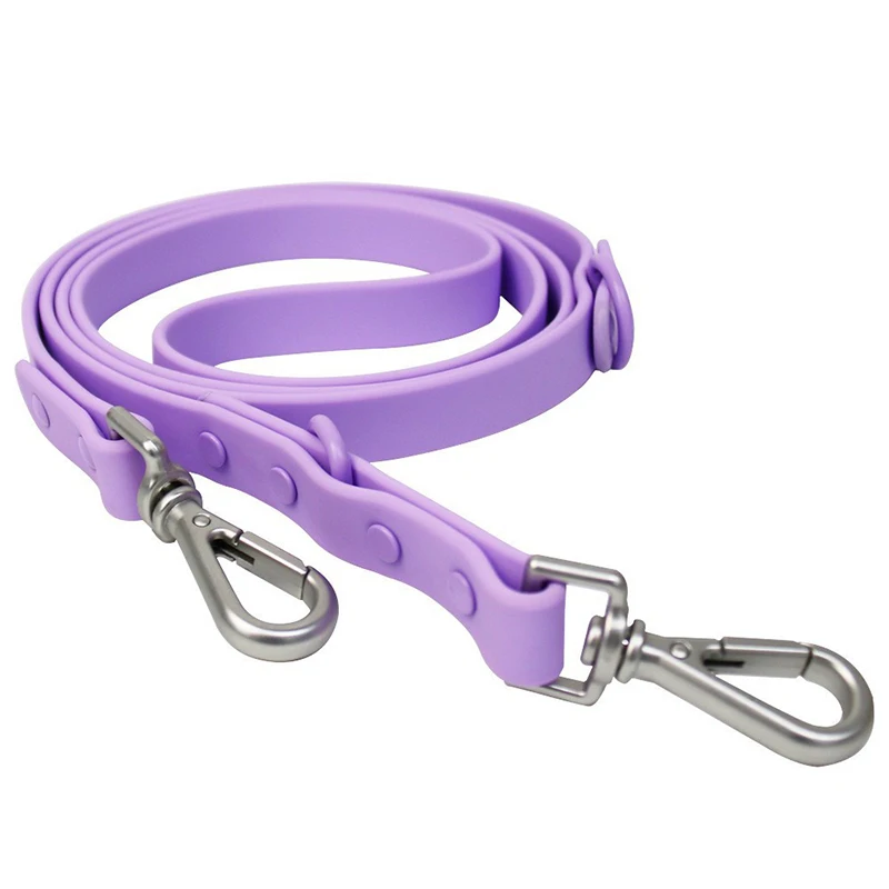 

Double-head buckle pet leash long 1.85m Purple