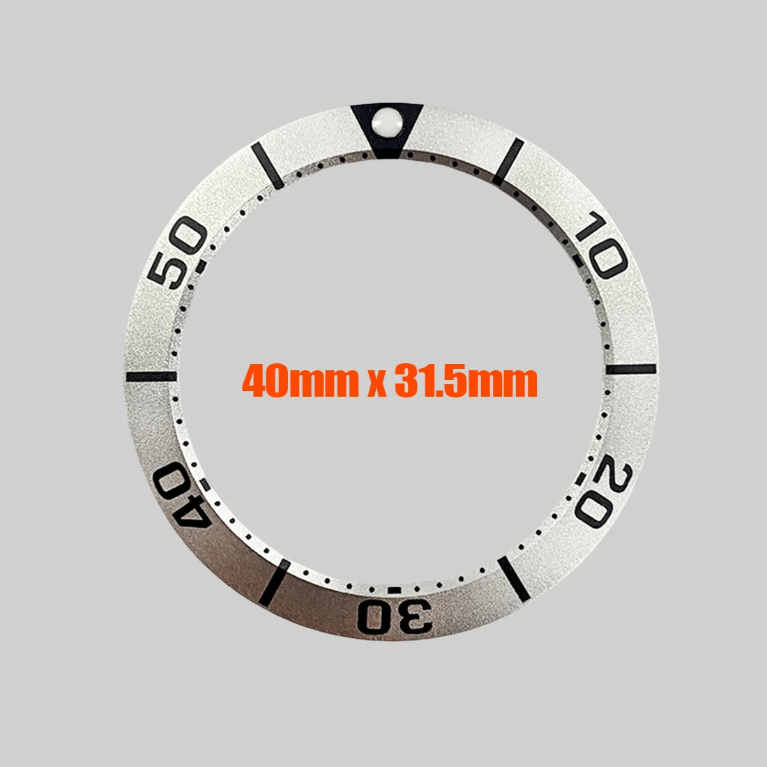 40mmx31.5mm Sumo Aluminum Bezel Insert  Fit for Ocean Sumo SBDC SPB Watch Case NH35 Case Bezel Insert Ring Spare Parts