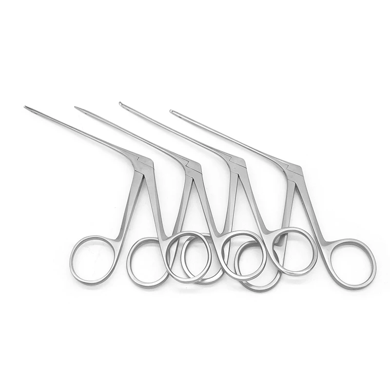 Microscopic Middle Ear Forceps Ear Picking Tool Cerumen Ear Wax Clamp Polyp Forceps Foreign Body Forceps