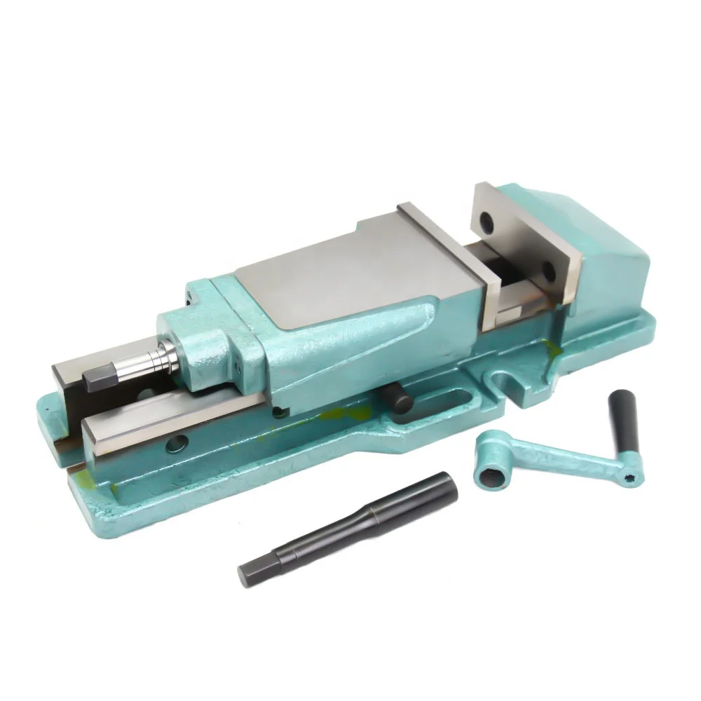 High Precision 6inch 4500 Hydraulic Power Vice CNC Fixed Base Machine Vices Manual Drive 5 6 8 Inch Built-in Hydraulic Vices
