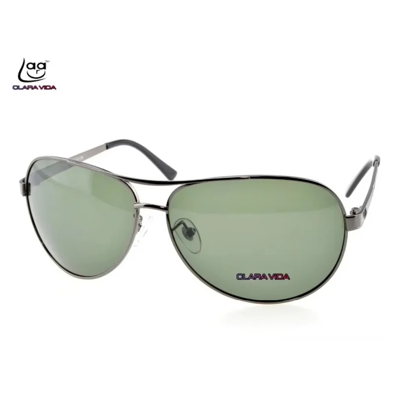

Real = Clara Vida Huge Double Bridge Cool Men's Equipment Polarized Sunglasses Tac Enhanced For Polarised Uv Sun Glasses