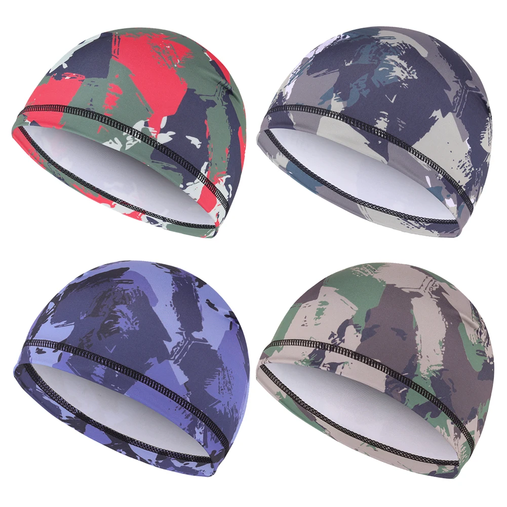 Summer Unisex Cycling Cap Dustproof Sunshade Anti-Sweat Inner Cap for Riding Running Breathable Hat for Cyclist