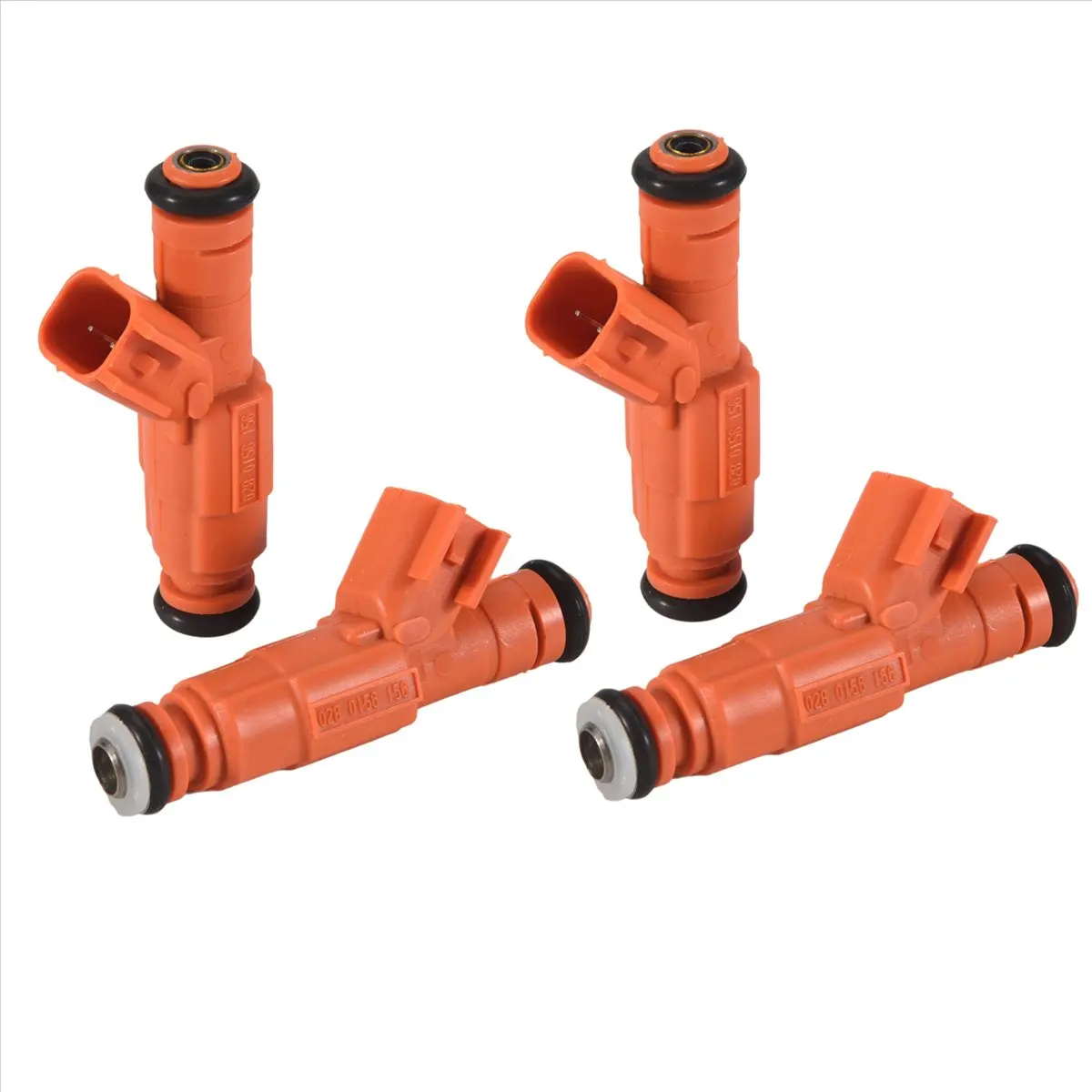 Fits for 4Pcs Automobile Injector for Focus 6 2.3L MZR 3M4G9F593BA 0280156156